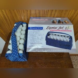 Remington Express Set 20 Instant Heated Rollers - Blue and White